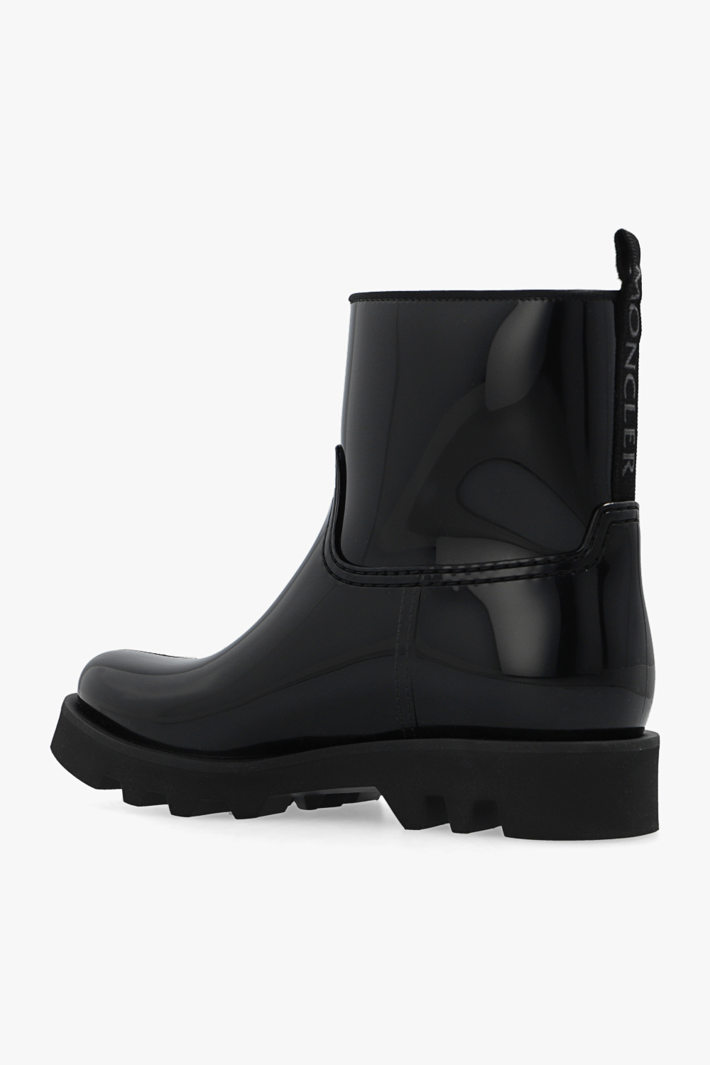 GINETTE/MONCLER/ブーツ MONCLER Ginette logo-appliquéd glossed-rubber rain boots